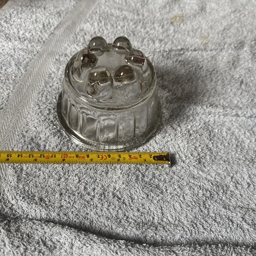 Vintage glass jelly - glass, mould