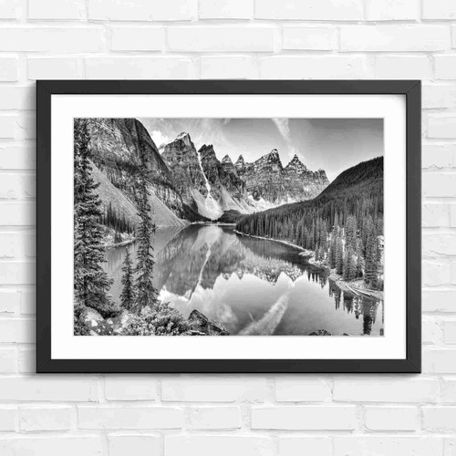 Reflection rocky mountains - reflection,