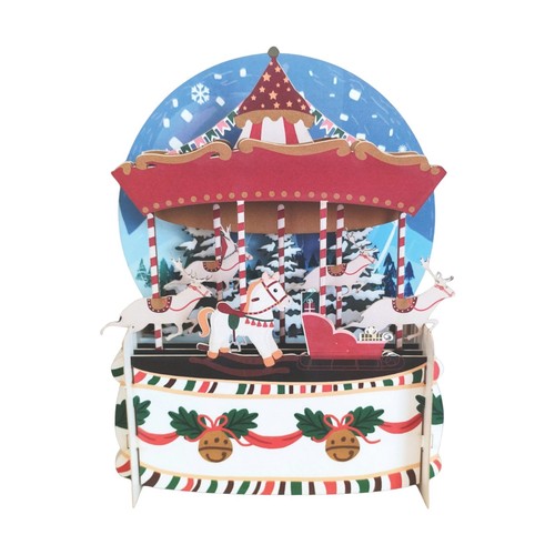 Pop christmas card - 3d,
