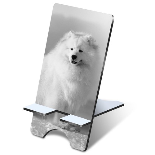 3mm mdf phone stand - phone, bw