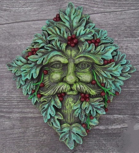 Large yuletide green man wall - large,
