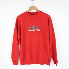 UMBRO Vintage 90's Y2k Sweatshirt Spell Out Logo SZ M ( T359)