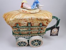 The Teapottery Limited Edition Novelty Teapot Hay Collecting Cart Wagon