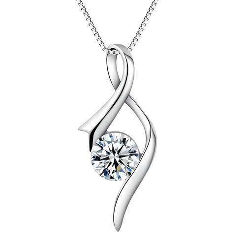 Sterling silver infinity - silver,