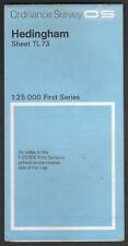ORDNANCE SURVEY 1:25000 1st series TL 73 HEDINGHAM