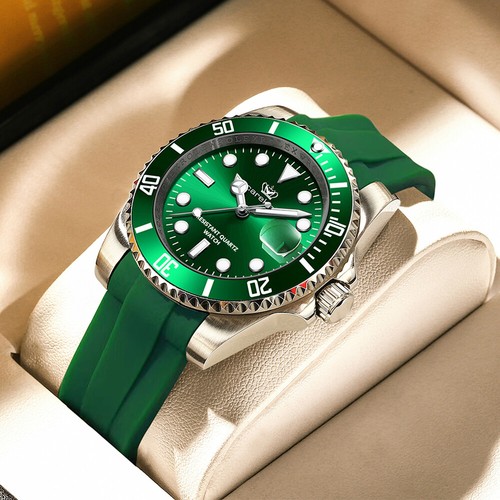 Luxury mens silicone watch - mens,