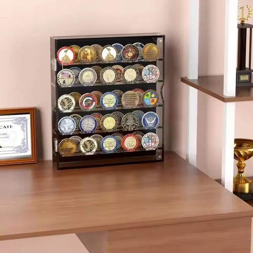 Coin pin collection display - /,