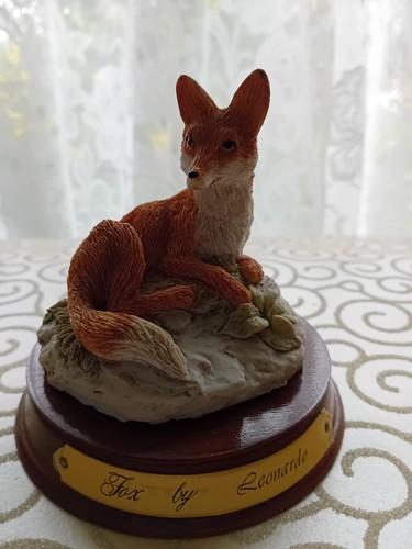 Vintage resin figurine - vintage, fox