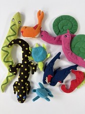IKEA Klappar finger puppets x 10 Rare editions Animals Sea Creatures 