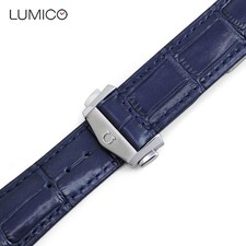 For OMEGA Genuine Leather NAVY