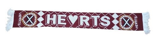 Heart midlothian scarf - heart, of