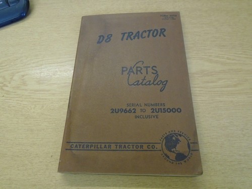 Caterpillar tractor 2u9662 - d8,