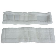 2 x Microfibre Cleaning Pads Cloths For Karcher WV2 WV5 Window Vacuums