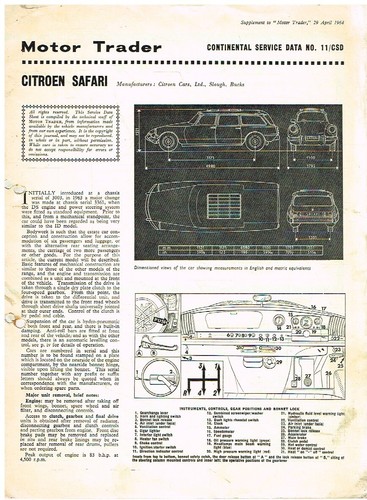 Citroen safari estate - ds,