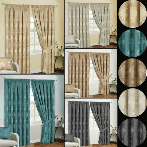 Modern jacquard curtains ready - modern,
