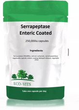 Serrapeptase 250,000MG Enteric Coated Capsules – High Strength Enzyme Support
