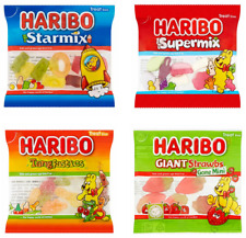 HARIBO 16g Mini Packs Sweets Bags Starmix Tangfastics Box 20 30 50 60 100 Bulk