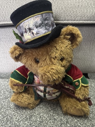 Thomas kinkade christmas teddy - thomas,