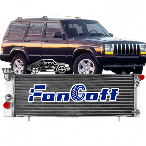 Aluminium radiator for - for, jeep
