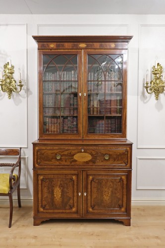 Antique georgian secretaire - antique,