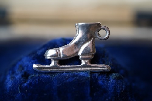 Vintage ice skate sterling - skate,