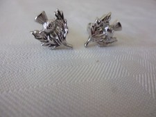 Solid Silver Tone Cufflinks