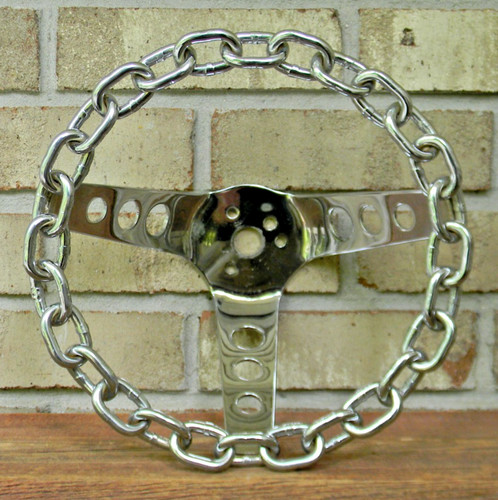 Vintage chrome chain - chrome,