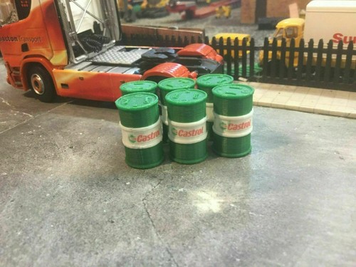 Green white oil barrel - 1/50,