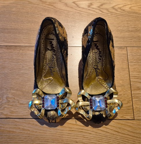 Irregular choice gold black - irregular,