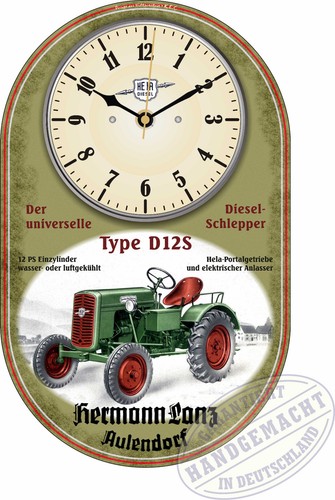 Vintage wall clock motif hela - wall,