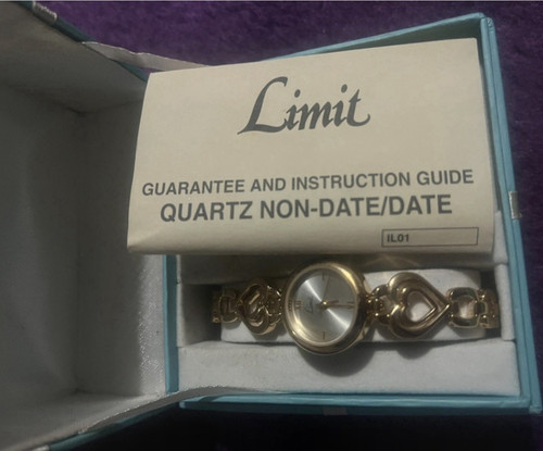 Limit gold heart bracelet - gold,