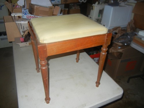 Singer sewing cabinet stool - sewing,