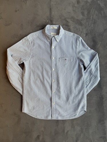 Gant men seersucker blue - men's,