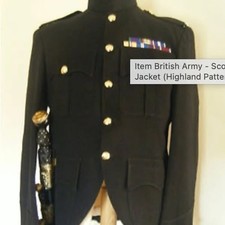 Bagpipers tunic Royal Regiment of Scotland Officers Blues Jacket