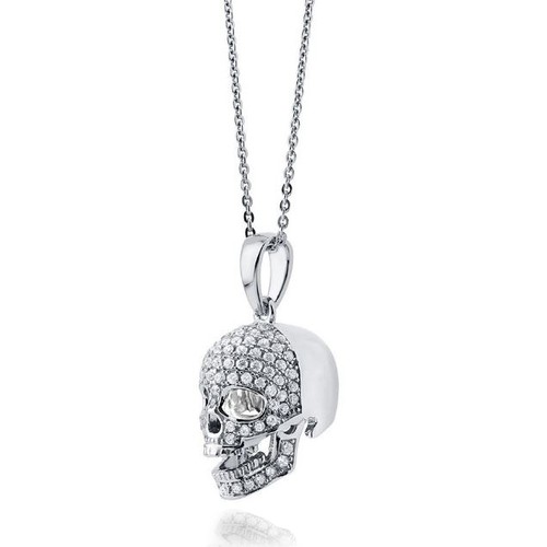 Sterling silver skull - sterling,