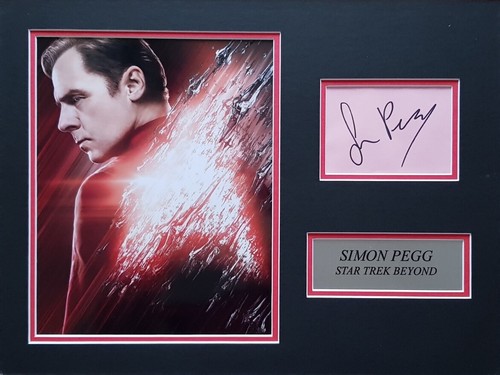 Simon pegg signed 16x12 - simon,
