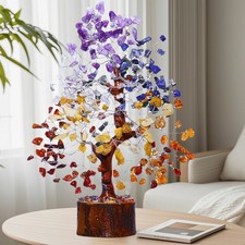 Seven chakra crystal tree - crystal,