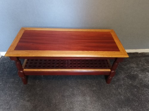 Hand made wooden coffee - hand, table