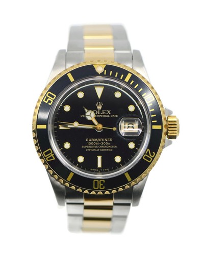 Rolex submariner 18k stainless - rolex,