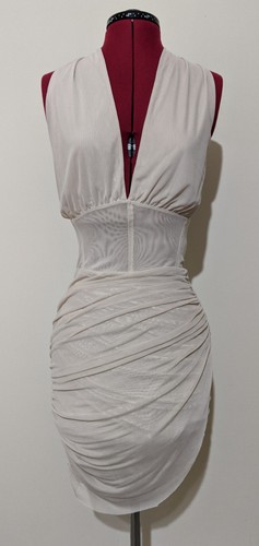 Zara nude draped tulle - nude,