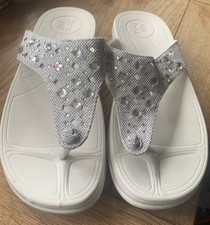 Ladies Sparkly white/silver