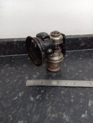Vintage miller carbide lamp - carbide,