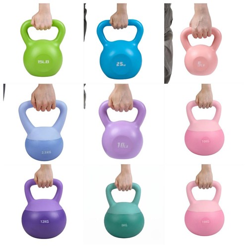 Soft kettlebells 5kg 12kg - soft, 2.5kg-12kg