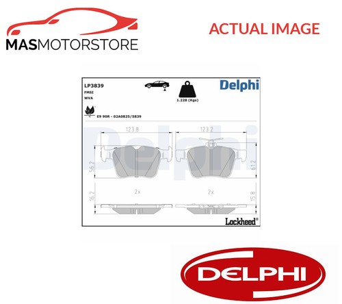 Brake pads set braking - pads, pad