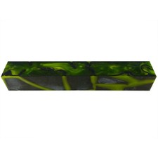 Toxic Green/Black Abstract