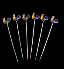 Antique Silver Cocktail Sticks