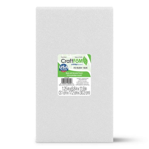 Floracraft foam block - foam, inch