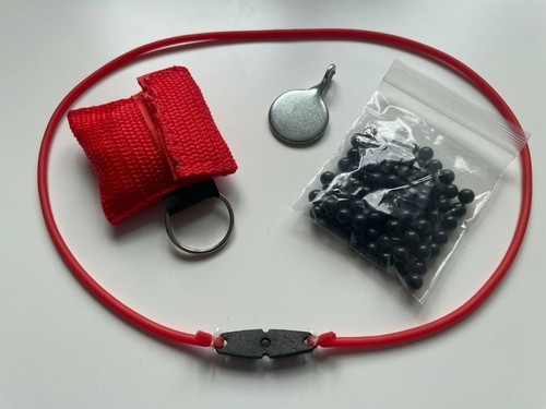 Red frameless slingshot - frameless,