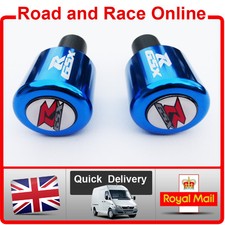 Suzuki GSXR Logo Blue Bar Ends