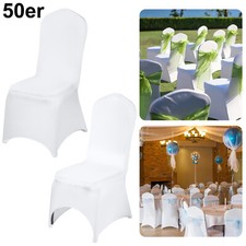50pcs Spandex Stretch Wedding Chair Cover Covers Banquet Anniversary Party Decor